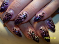 saját körmöm díszítése